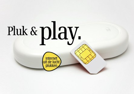 pluk‘n’play-pakket mobiel internet modem